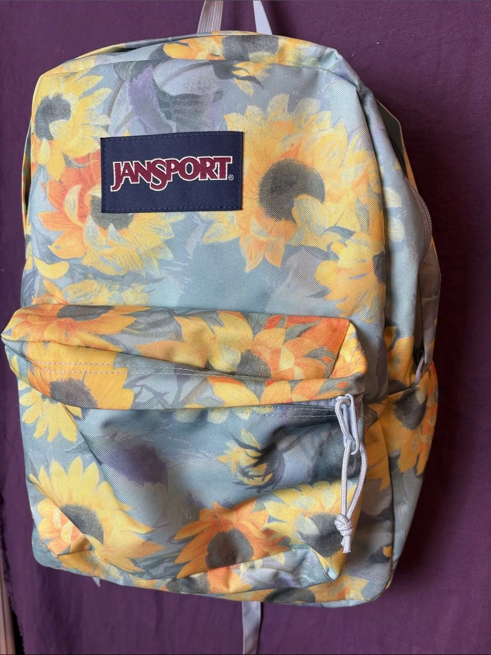 JanSport SuperBreak Plus Sunflower Backpack-